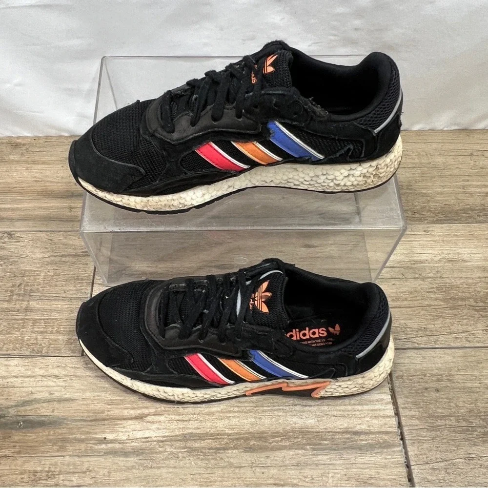Adidas Tresc Run EF0768 Black Running Shoes Sneakers Rare  Mens 9.5‎